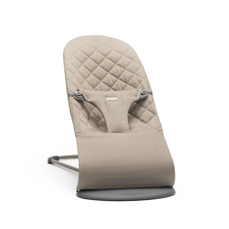 Φωτογραφία προϊόντος: BabyBjorn Ριλάξ Bliss, Woven, Classic quilt, Sand Grey