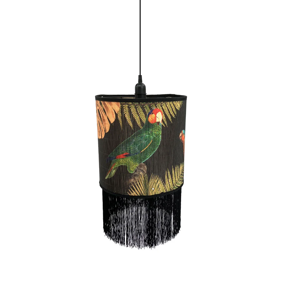Φωτογραφία προϊόντος: TROPICAL BIRDS C ΦΩΤΙΣΤΙΚΟ ΟΡΟΦΗΣ 30x30x30cm BAMBOO ΠΟΛΥΧΡΩΜΟ ΜΑΥΡΟ