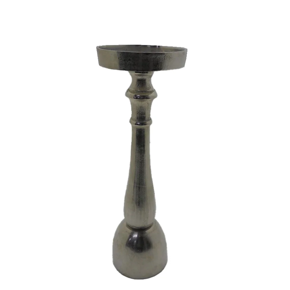 Φωτογραφία προϊόντος: LUXOR CANDLE ΚΗΡΟΠΗΓΙΟ 14x14x44cm ΑΛΟΥΜΙΝΙΟ SILVER NICKEL