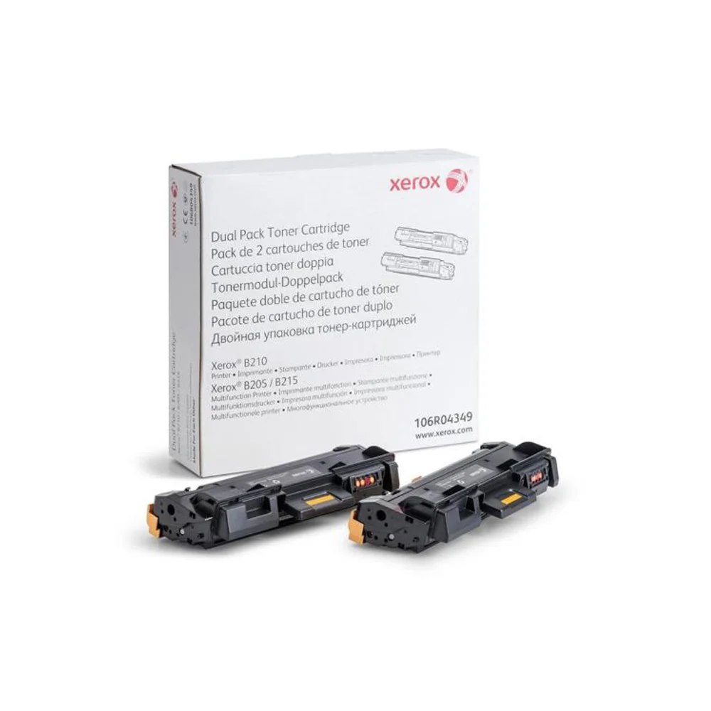 Φωτογραφία προϊόντος: XEROX HELLAS XEROX B205/210/215 TONER CRTR BLACK DUAL PACK (3k) (106R04349) (XER106R04349)