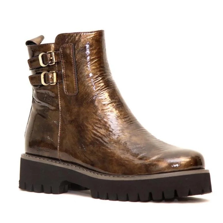 Φωτογραφία προϊόντος: 30s TREINTAS SHOES ΓΥΝΑΙΚΕΙΑ ΑΝΑΤΟΜΙΚΑ ΑΡΒΥΛΑΚΙΑ ΣΕ ΚΑΦΕ ΛΟΥΣΤΡΙΝ /ΦΕΡΜΟΥΑΡ MPN:4429 Καφέ