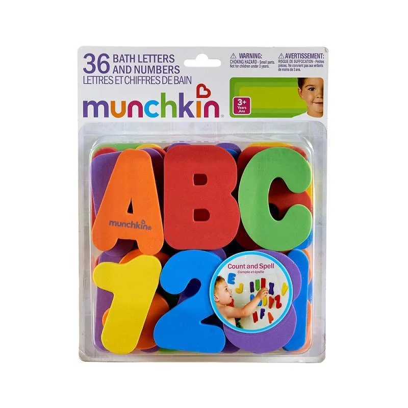 Φωτογραφία προϊόντος: Munchkin Παιχνίδι Μπάνιου Γράμματα-Αριθμοί