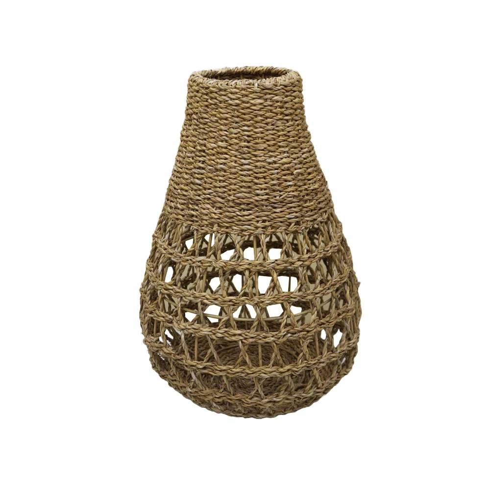 Φωτογραφία προϊόντος: ALMAR ΒΑΖΟ 38x38x50cm SEAGRASS ΦΥΣΙΚΟ ΣΙΔΕΡΟ