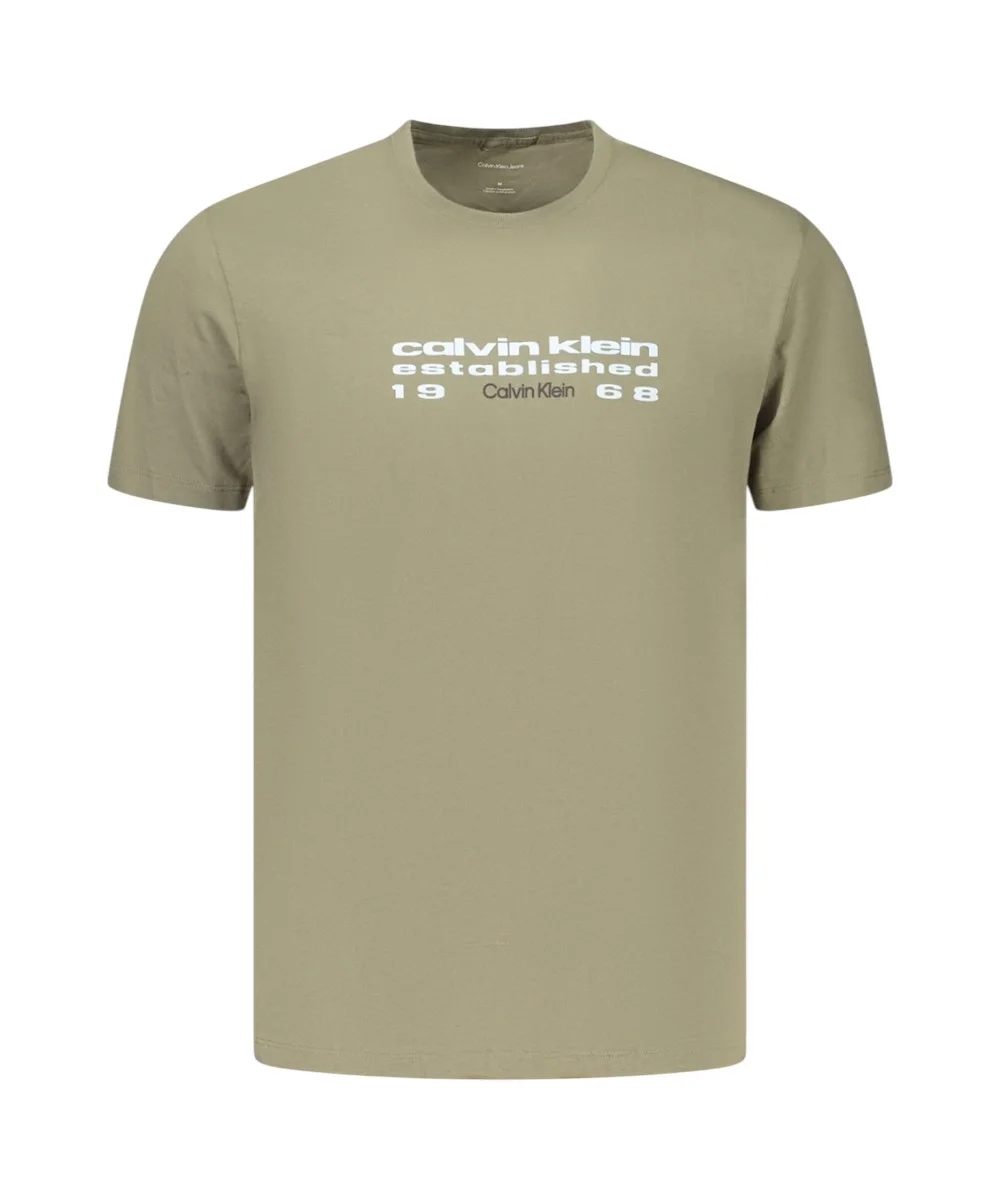 Φωτογραφία προϊόντος: Calvin Klein - Ανδρικό T-shirt SS 30s EU Regular Fit LV04RG800G-LDY Λαδί