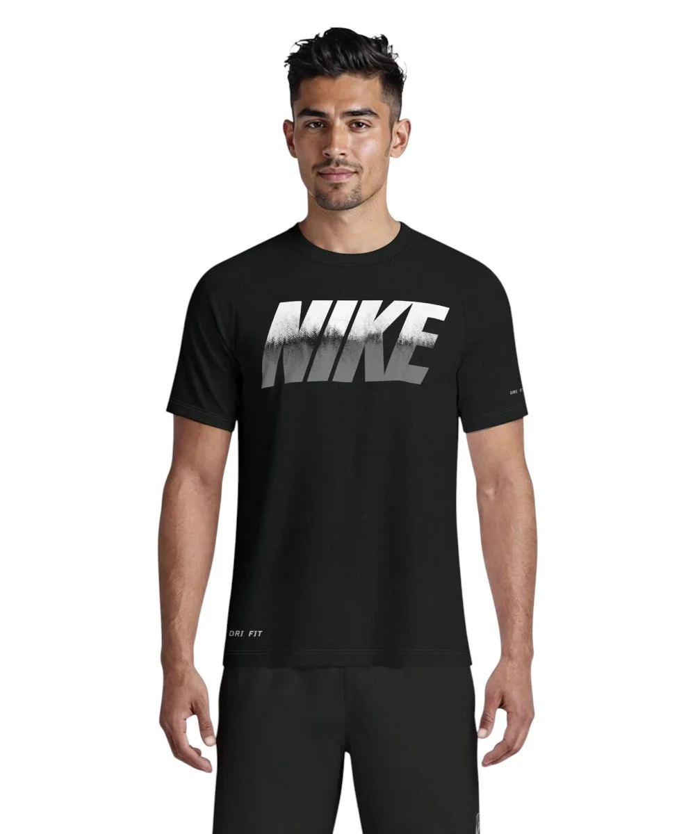 Φωτογραφία προϊόντος: Nike - Ανδρική Αντηλιακή Μπλούζα Short Sleeve Hydroguard NESSG580-001 Μαύρο