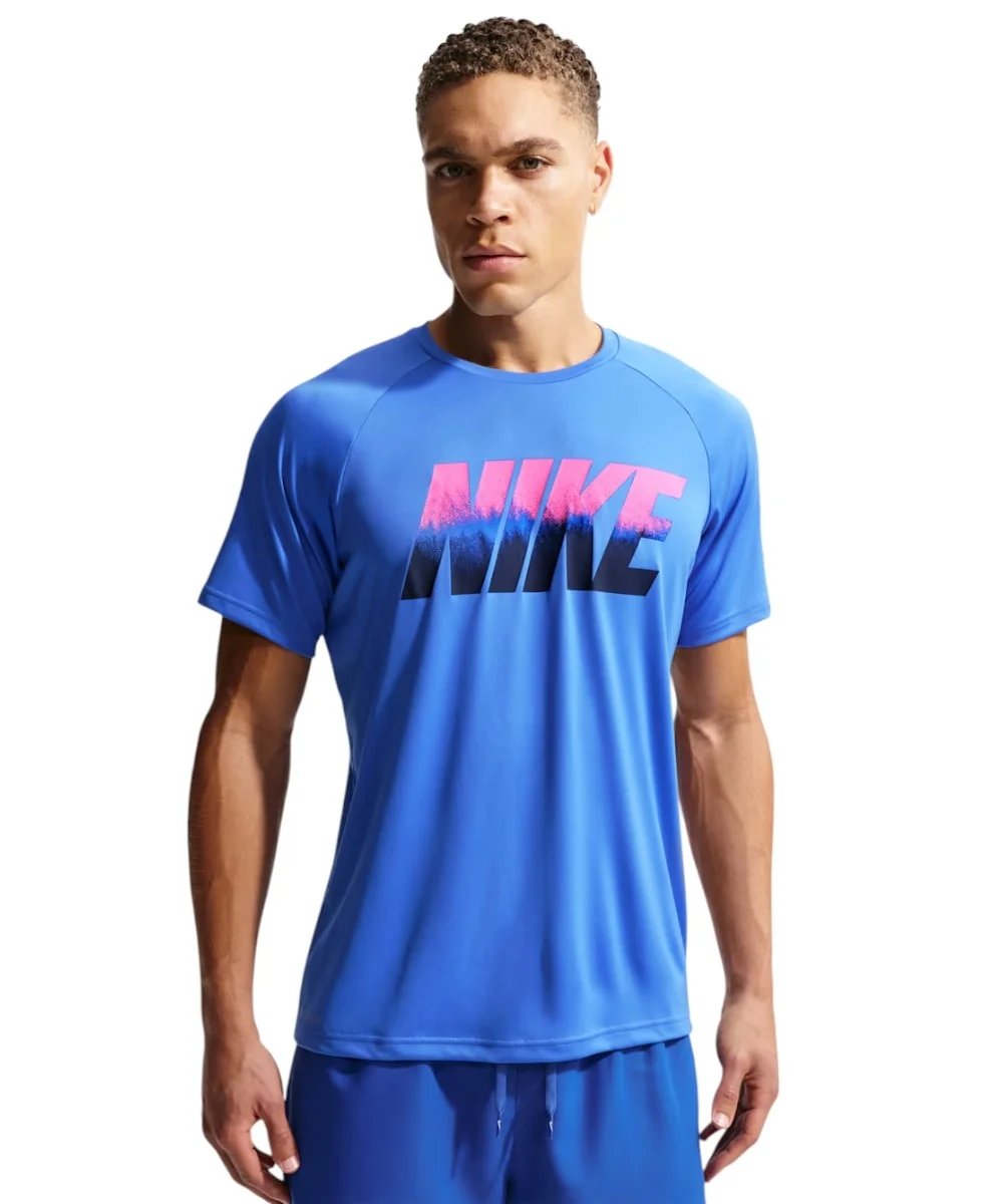 Φωτογραφία προϊόντος: Nike - Ανδρική Αντηλιακή Μπλούζα Short Sleeve Hydroguard NESSG580-434 Μπλε