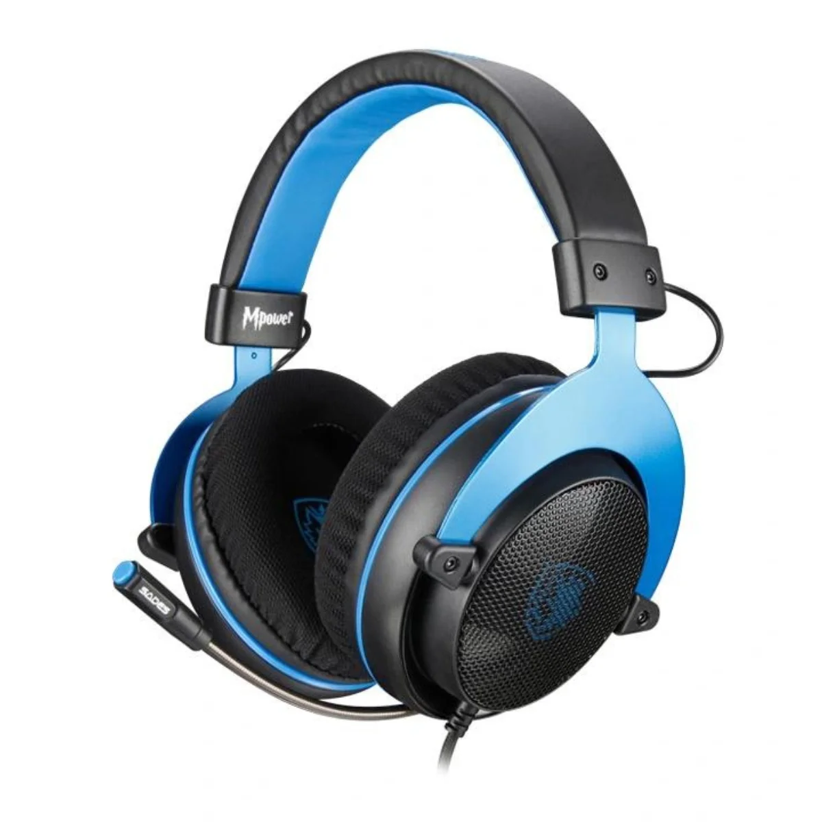 Φωτογραφία προϊόντος: SADES Gaming Headset Mpower, Multiplatform, 3.5mm, 50mm ακουστικά, Μπλε