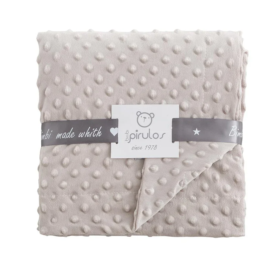 Φωτογραφία προϊόντος: Bimbidreams Κουβέρτα Microfiber Dots γκρι 80χ110εκ.