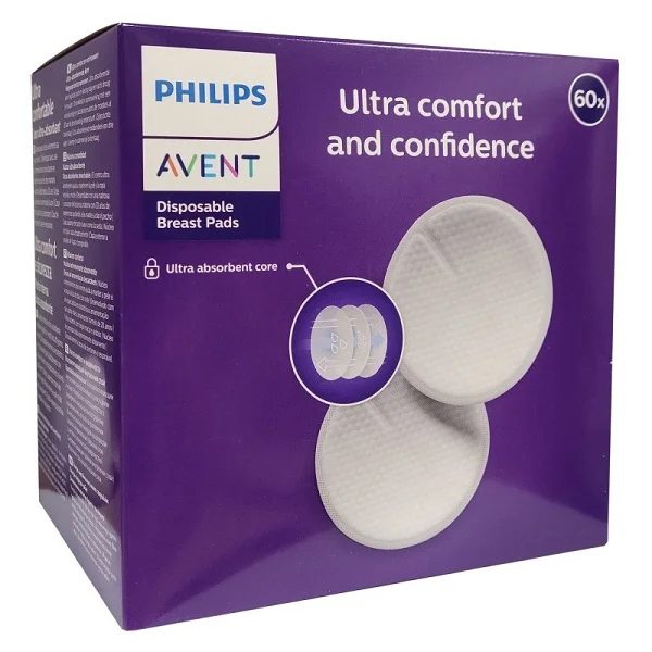 Φωτογραφία προϊόντος: Vican (Philips) Avent Επιθέματα Στήθους μίας Χρήσης 60τμχ (SCF254/61)