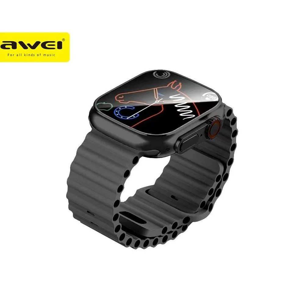 Φωτογραφία προϊόντος: Awei Smartwatch με Παλμογράφο (Μαύρο)