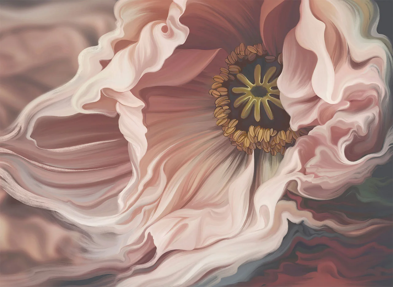 Φωτογραφία προϊόντος: Πίνακας σε καμβά Flowers heart