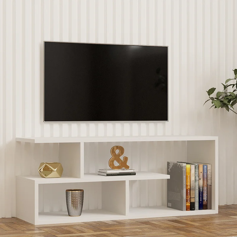 Φωτογραφία προϊόντος: Έπιπλο τηλεόρασης Waldo pakoworld λευκό μελαμίνης 100x29,5x40εκ (x1)