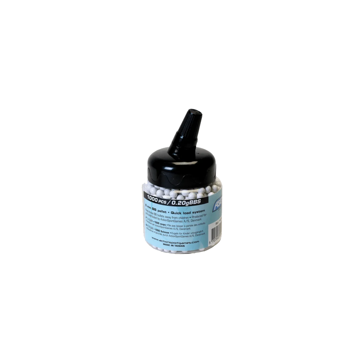 Φωτογραφία προϊόντος: ASG ΜΠΙΛΙΕΣ SOFT GOLD FIRE 0.20g - 1000pcs σε μικρό μπουκαλάκι