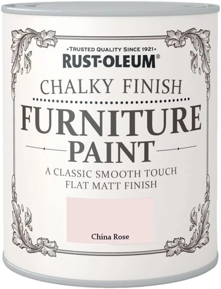 Φωτογραφία προϊόντος: Rust-Oleum Χρώμα Κιμωλίας Furniture Chalky Finish China Rose