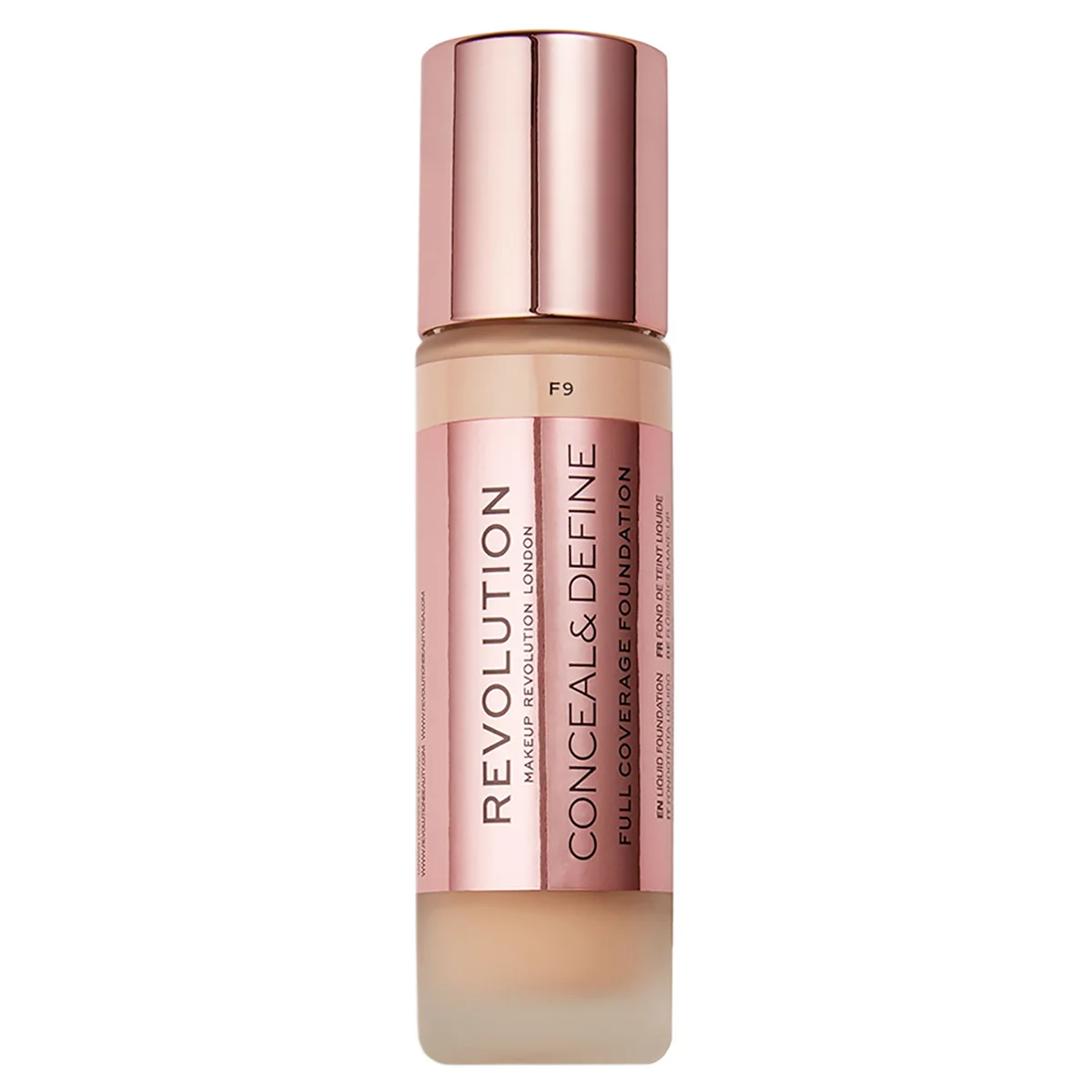 Φωτογραφία προϊόντος: Makeup Revolution Conceal & Define Foundation - F9 (23ml)