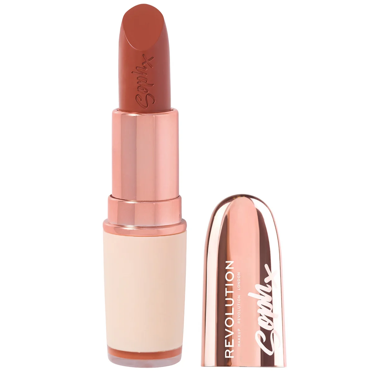 Φωτογραφία προϊόντος: Makeup Revolution Soph X Nude Lipstick - Fudge (3,2gr)