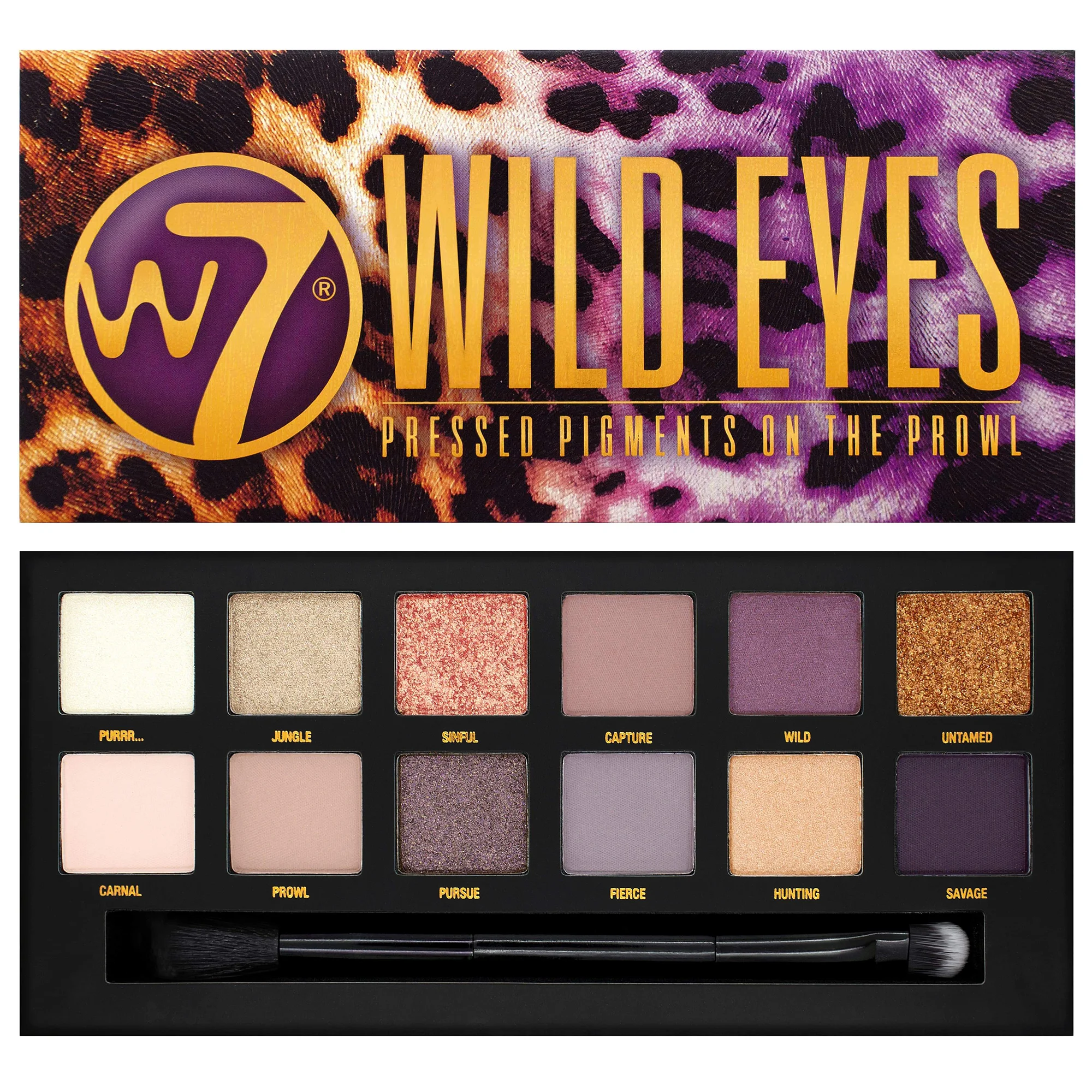 Φωτογραφία προϊόντος: W7 Cosmetics W7 Wild Eyes Eyeshadow Palette (12gr)