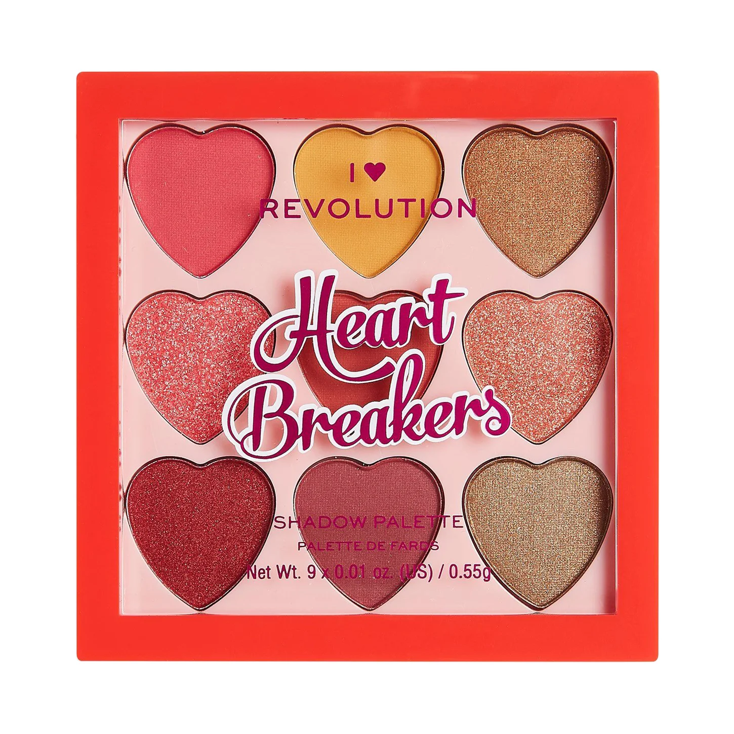 Φωτογραφία προϊόντος: Makeup Revolution I Heart Revolution Heartbreakers Eyeshadow Palette - Courage (5gr)