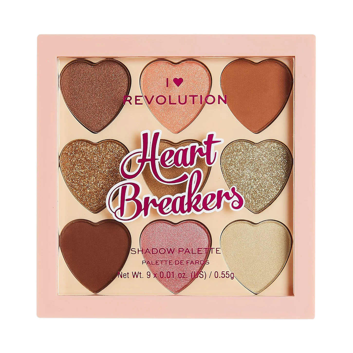 Φωτογραφία προϊόντος: Makeup Revolution I Heart Revolution Heartbreakers Eyeshadow Palette - Majestic (5gr)