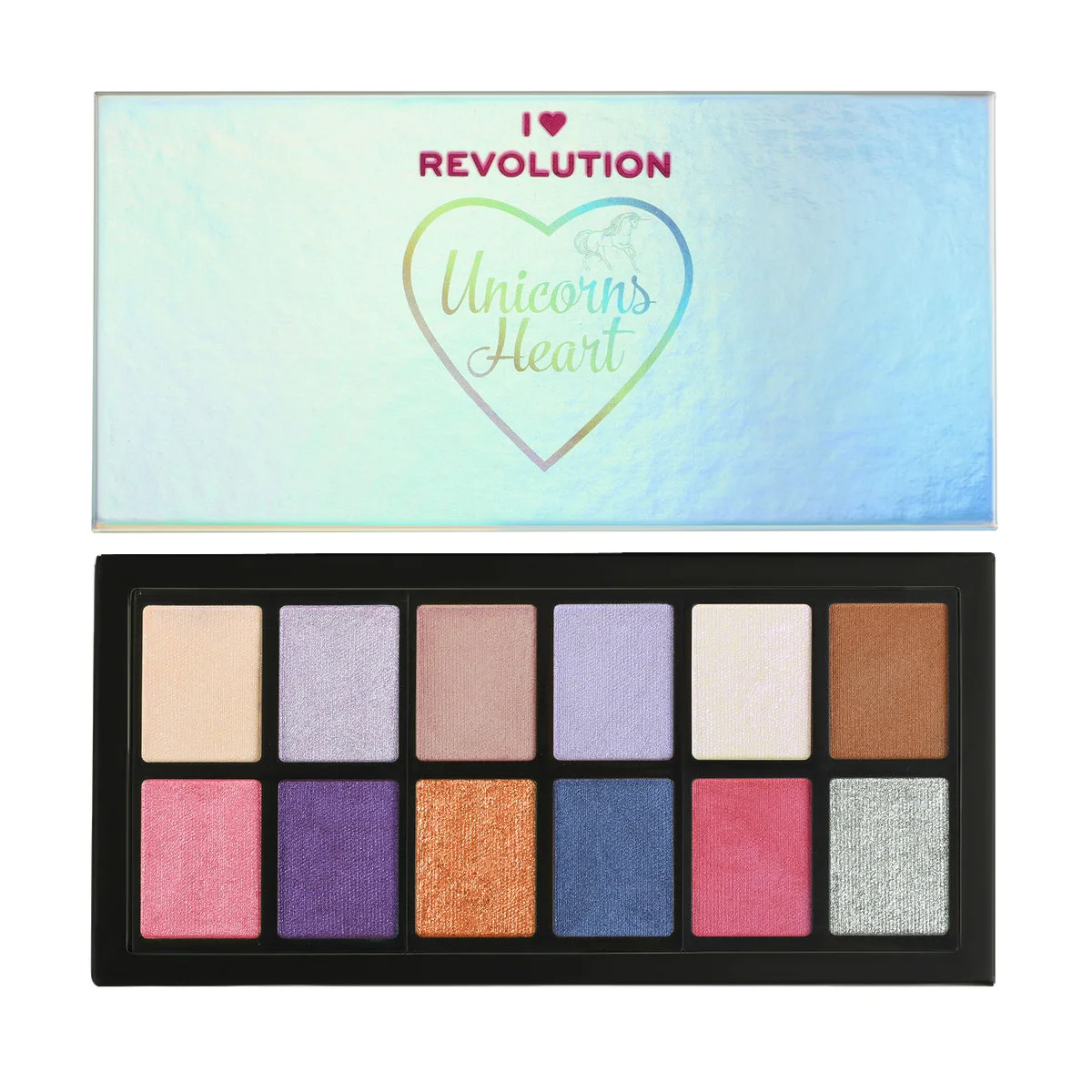 Φωτογραφία προϊόντος: Makeup Revolution I Heart Revolution Unicorns Heart Eyeshadow Palette (9gr)