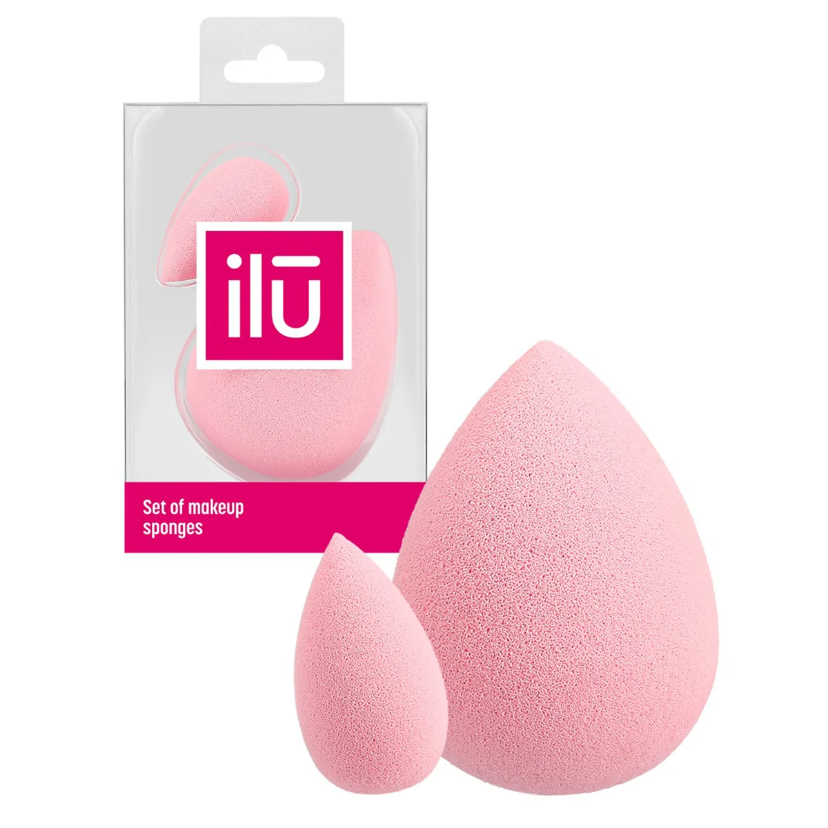 Φωτογραφία προϊόντος: ilu Raindrop Makeup Sponges Mini & Large Duo Set