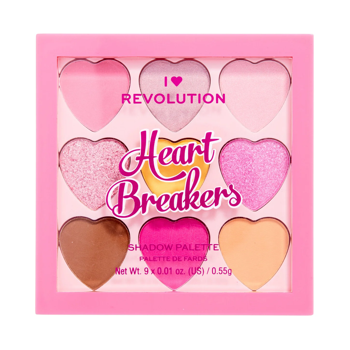 Φωτογραφία προϊόντος: Makeup Revolution I Heart Revolution Heartbreakers Eyeshadow Palette - Candyfloss (5gr)