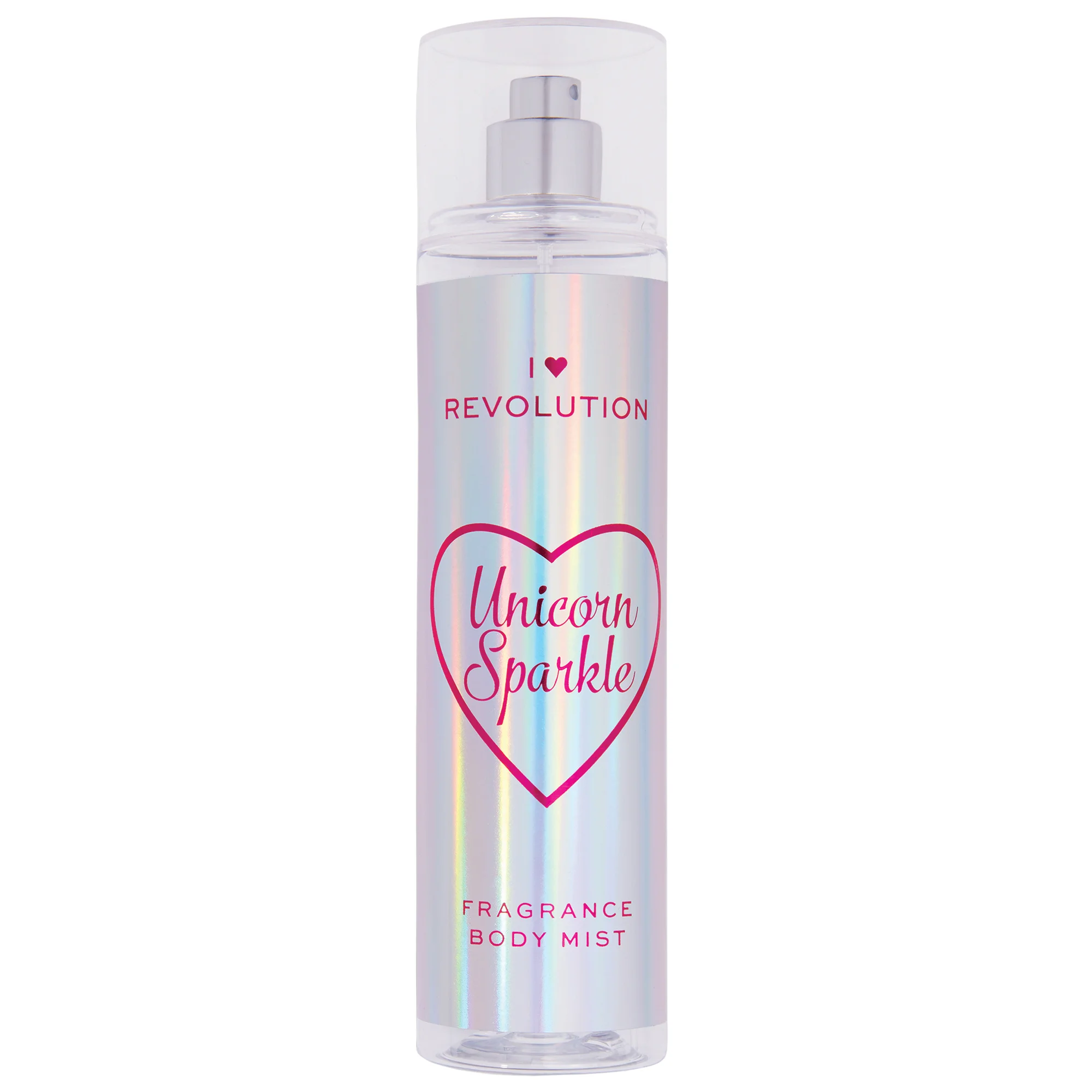 Φωτογραφία προϊόντος: Makeup Revolution I Heart Revolution Body Mist - Unicorn Sparkle (236ml)