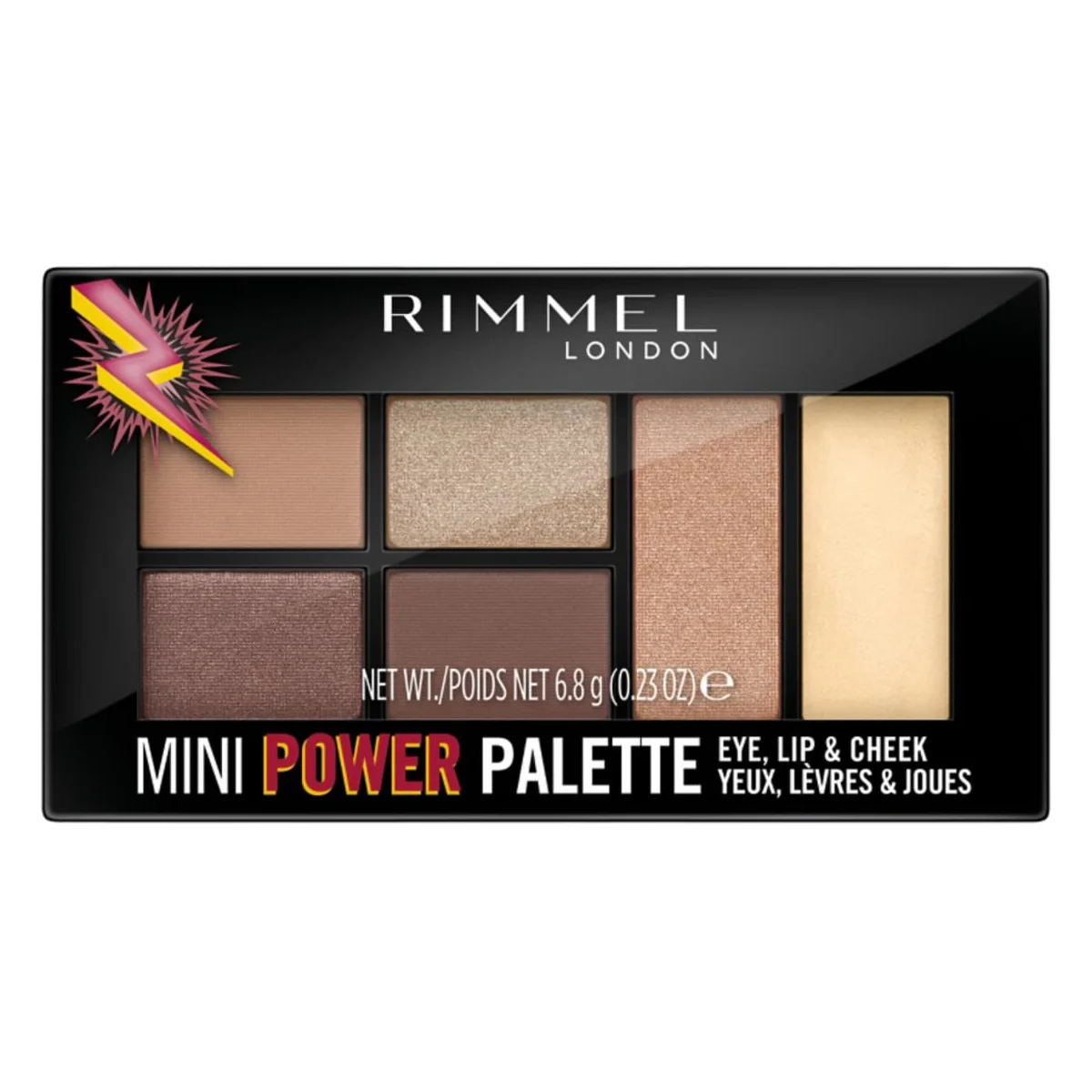 Φωτογραφία προϊόντος: Rimmel London Rimmel Mini Power Eye Lip & Cheek Palette - 1 Fearless