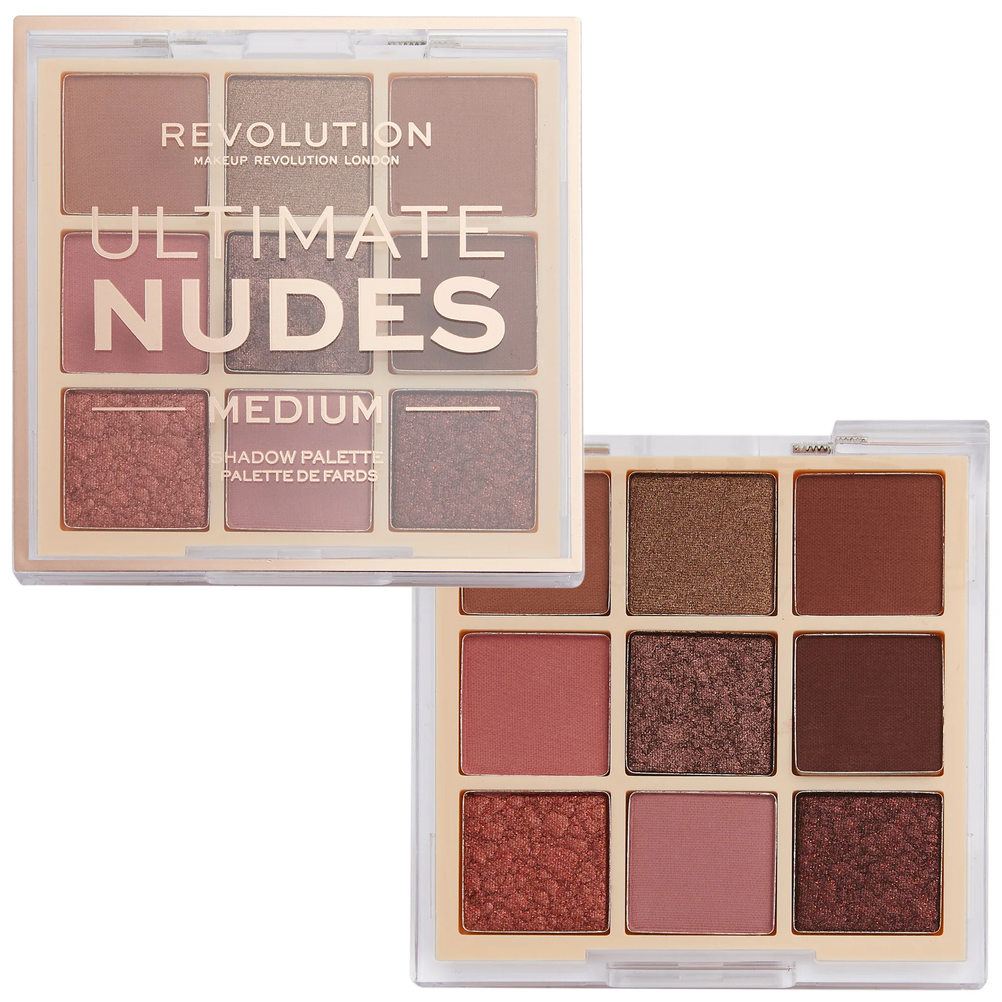 Φωτογραφία προϊόντος: Makeup Revolution Ultimate Nudes Eyeshadow Palette - Medium (8,1gr)