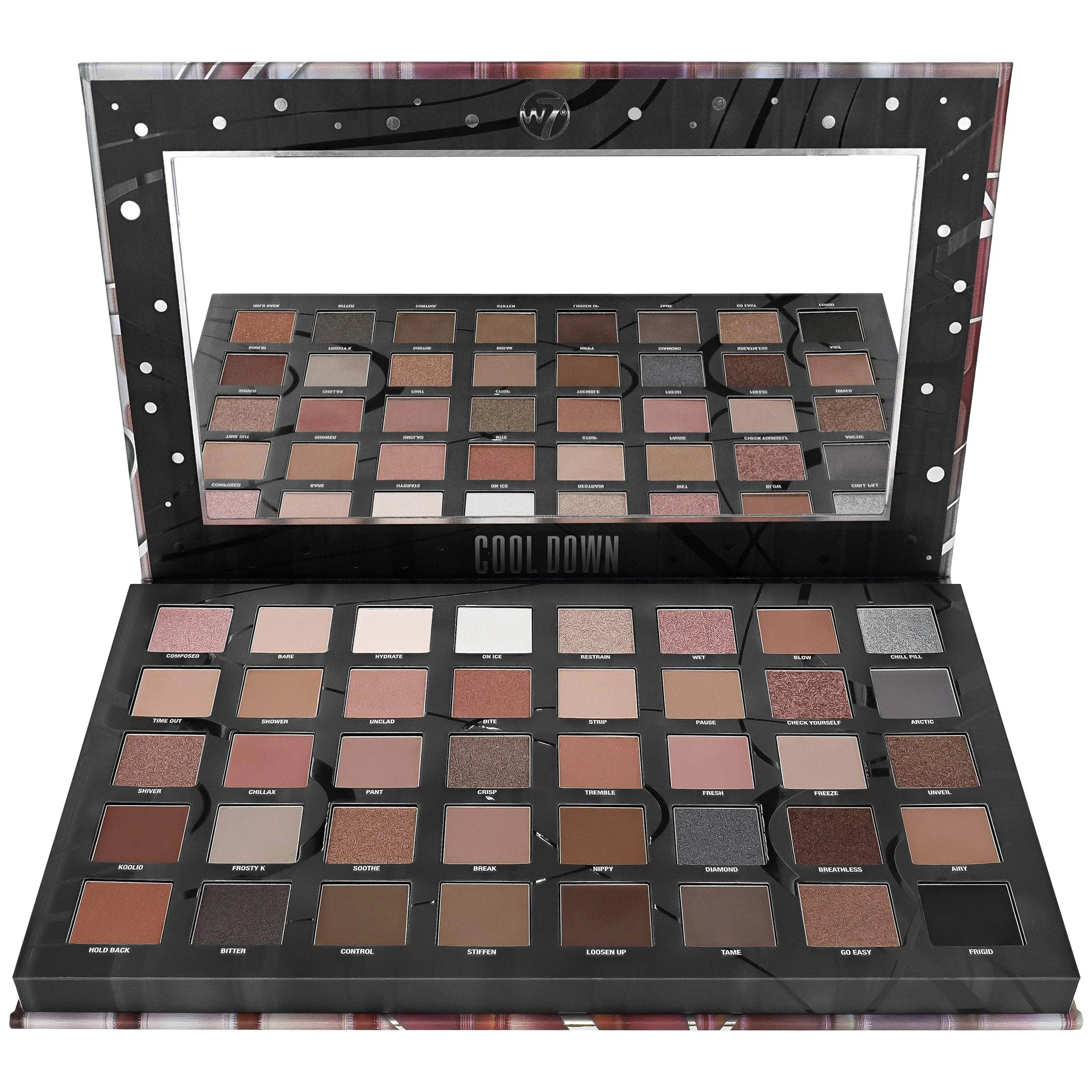 Φωτογραφία προϊόντος: W7 Cosmetics W7 Cool Down Pressed Pigment Palette (36gr)
