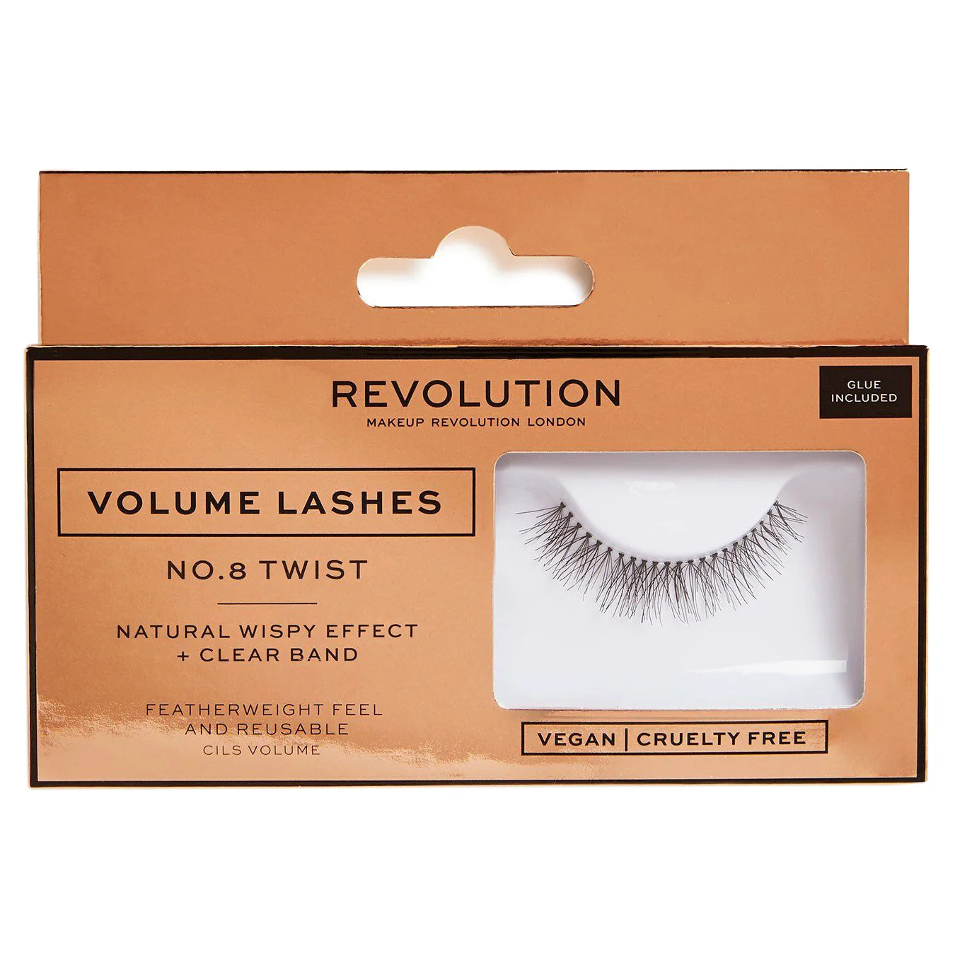 Φωτογραφία προϊόντος: Makeup Revolution Volume Lashes - No.8 Twist