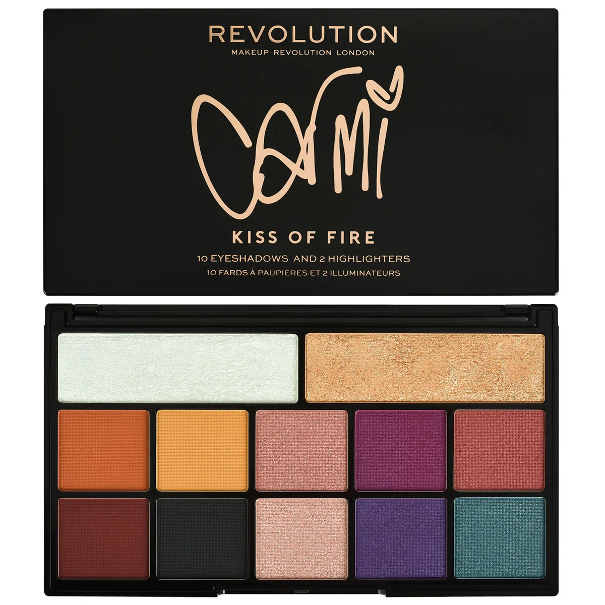 Φωτογραφία προϊόντος: Makeup Revolution X Carmi Kiss Of Fire Palette (27gr)