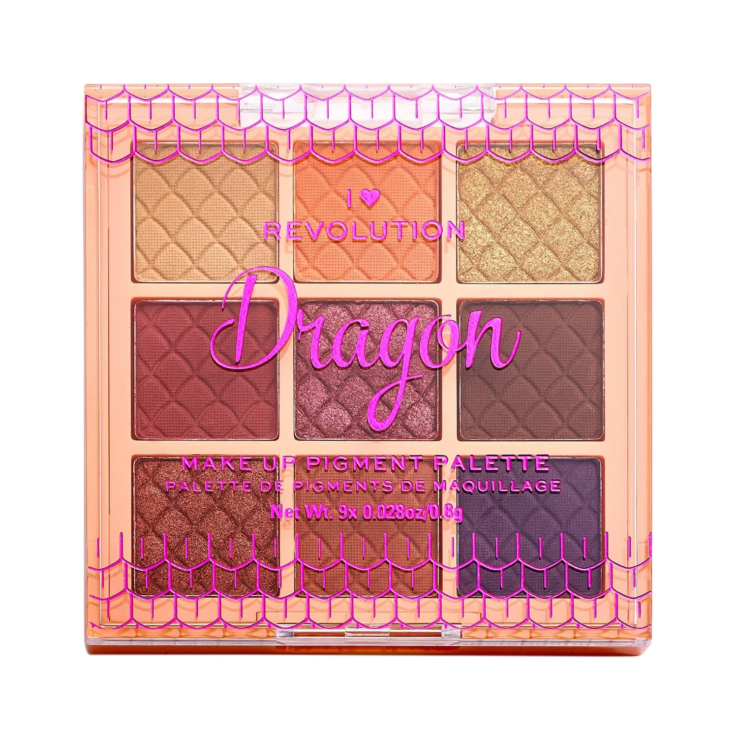 Φωτογραφία προϊόντος: Makeup Revolution I Heart Revolution Fantasy Makeup Pigment Palette - Dragon (7,2gr)