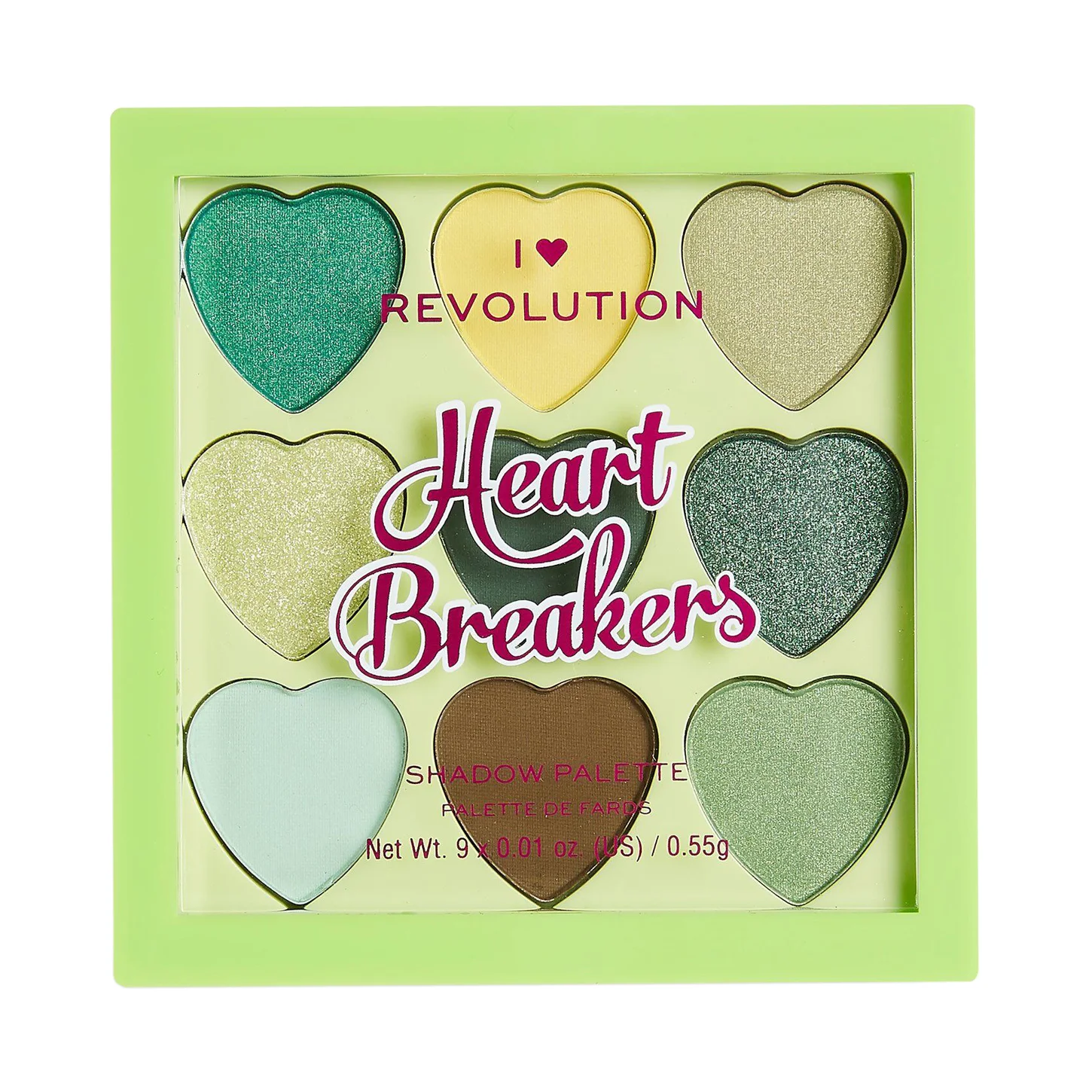 Φωτογραφία προϊόντος: Makeup Revolution I Heart Revolution Heartbreakers Eyeshadow Palette - Lucky (5gr)