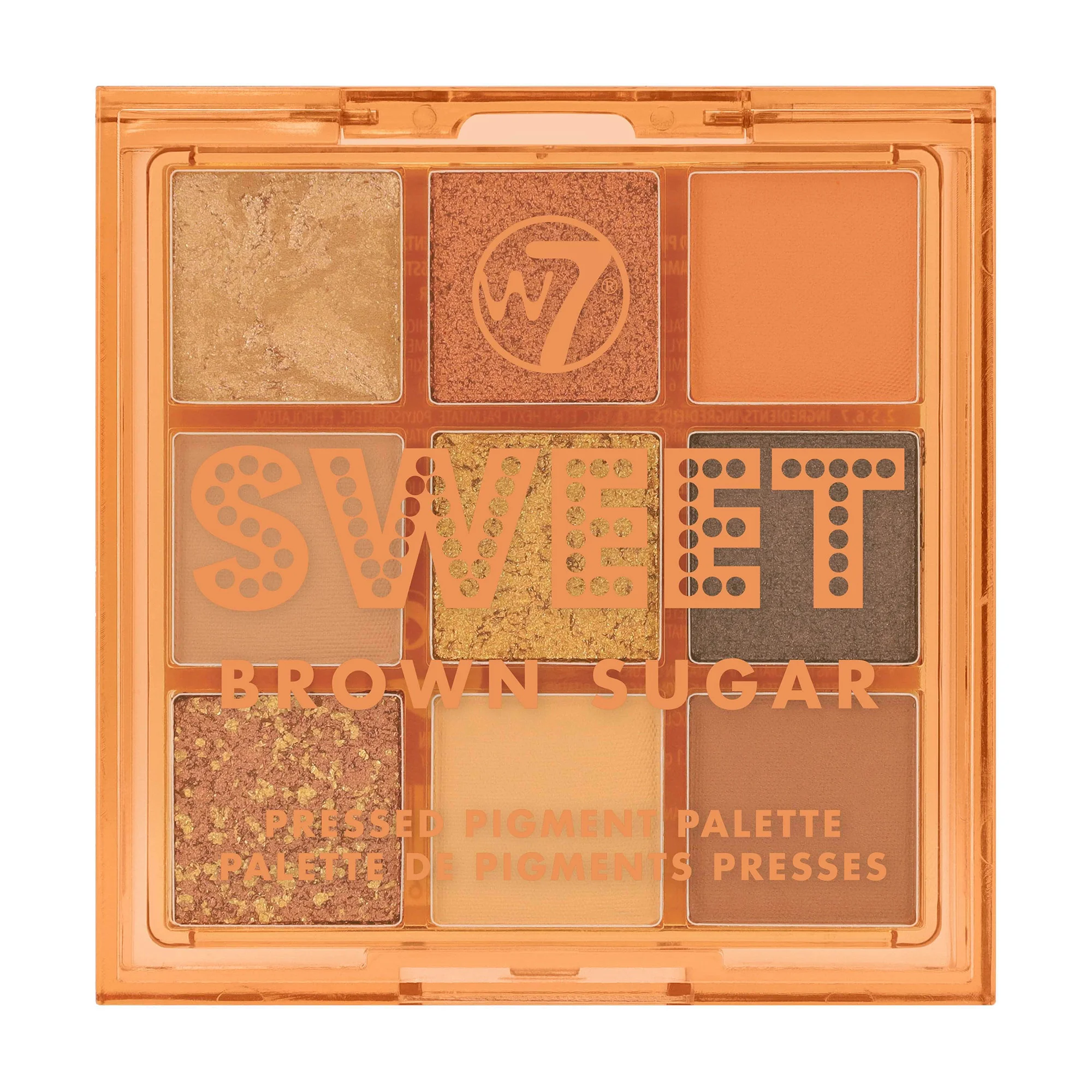 Φωτογραφία προϊόντος: W7 Cosmetics W7 Sweet Brown Sugar Pressed Pigment Palette (8,1gr)