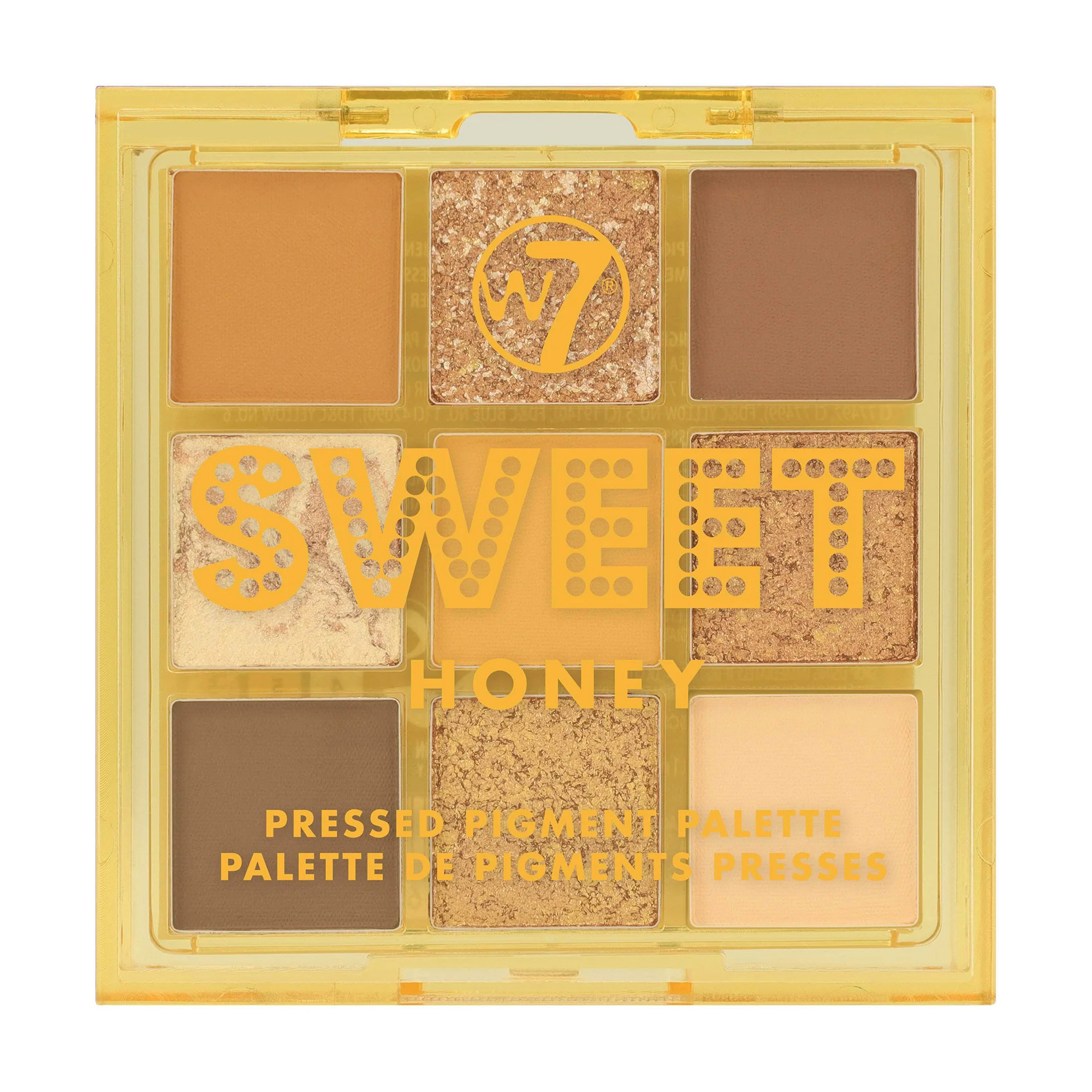 Φωτογραφία προϊόντος: W7 Cosmetics W7 Sweet Honey Pressed Pigment Palette (8,1gr)