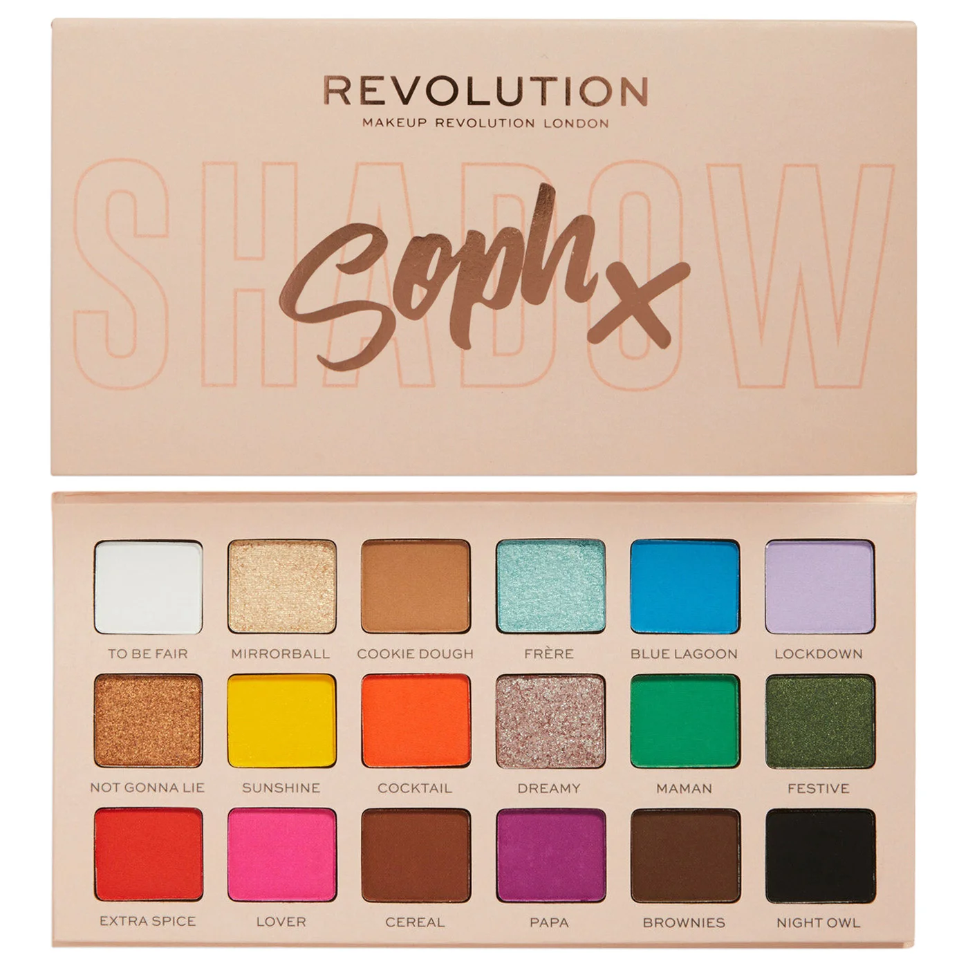 Φωτογραφία προϊόντος: Makeup Revolution X Soph Super Spice Eyeshadow Palette (16,2gr)