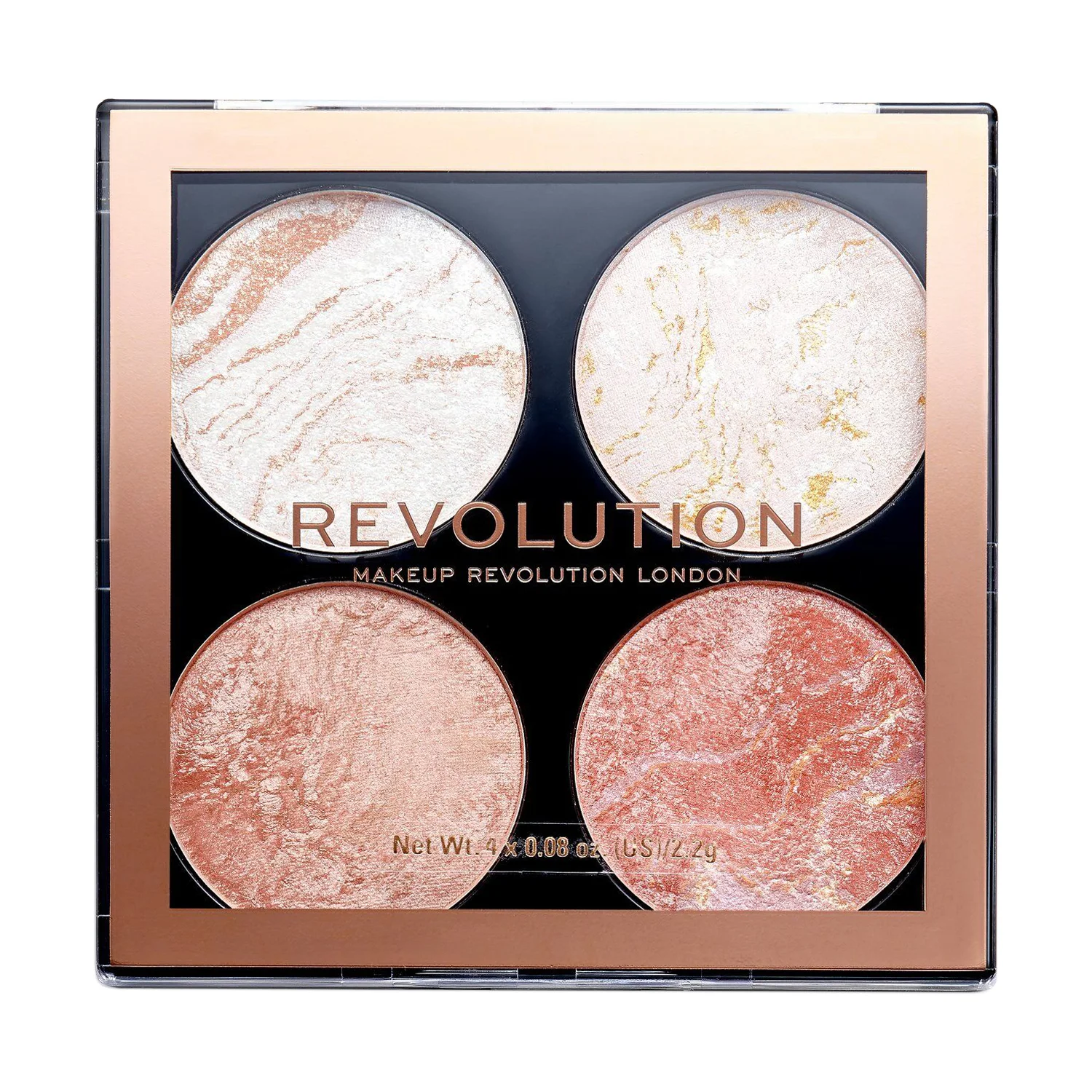 Φωτογραφία προϊόντος: Makeup Revolution Highlighting and Bronzing Cheek Kit - Take A Breather (8,8gr)