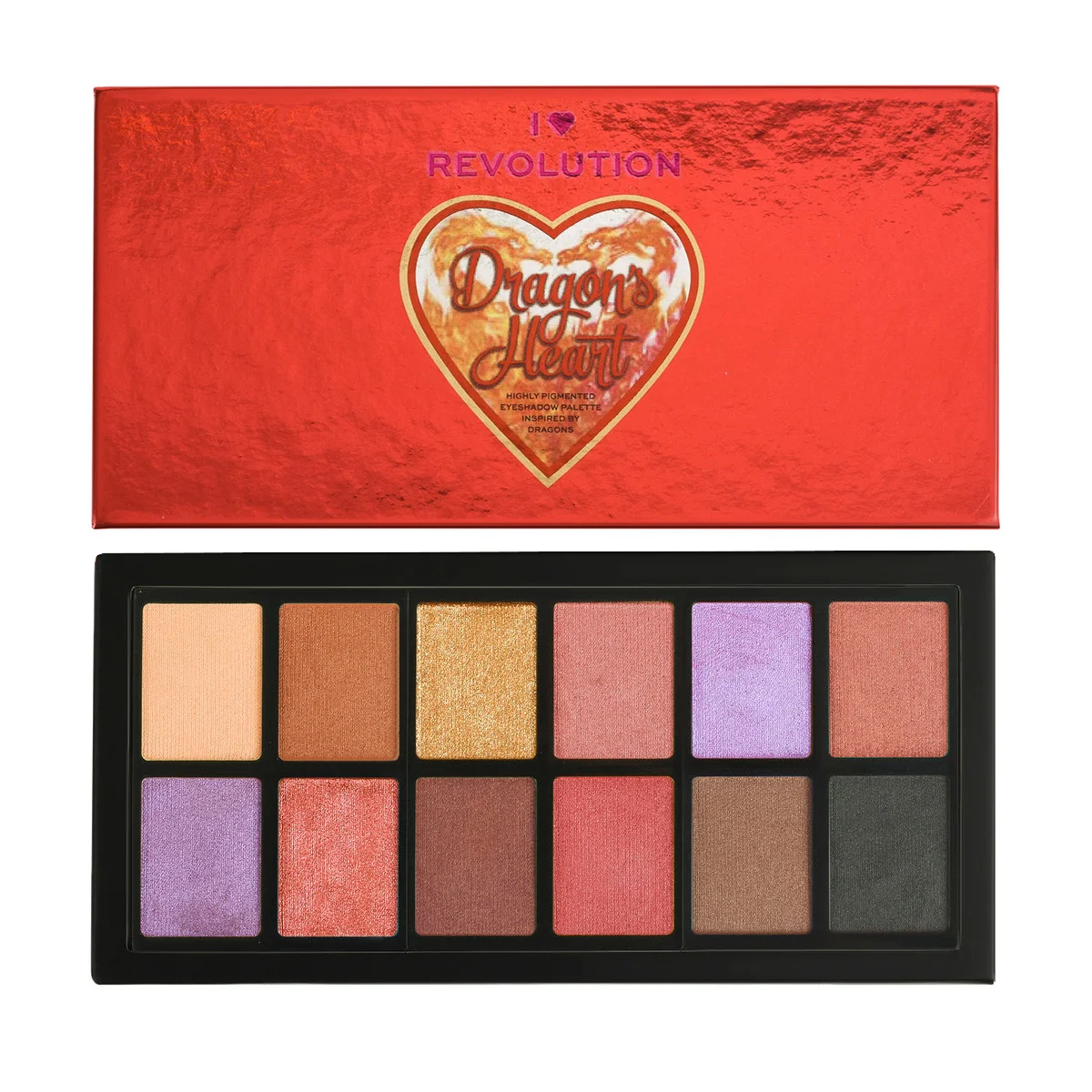 Φωτογραφία προϊόντος: Makeup Revolution I Heart Revolution Dragons Heart Eyeshadow Palette (9gr)