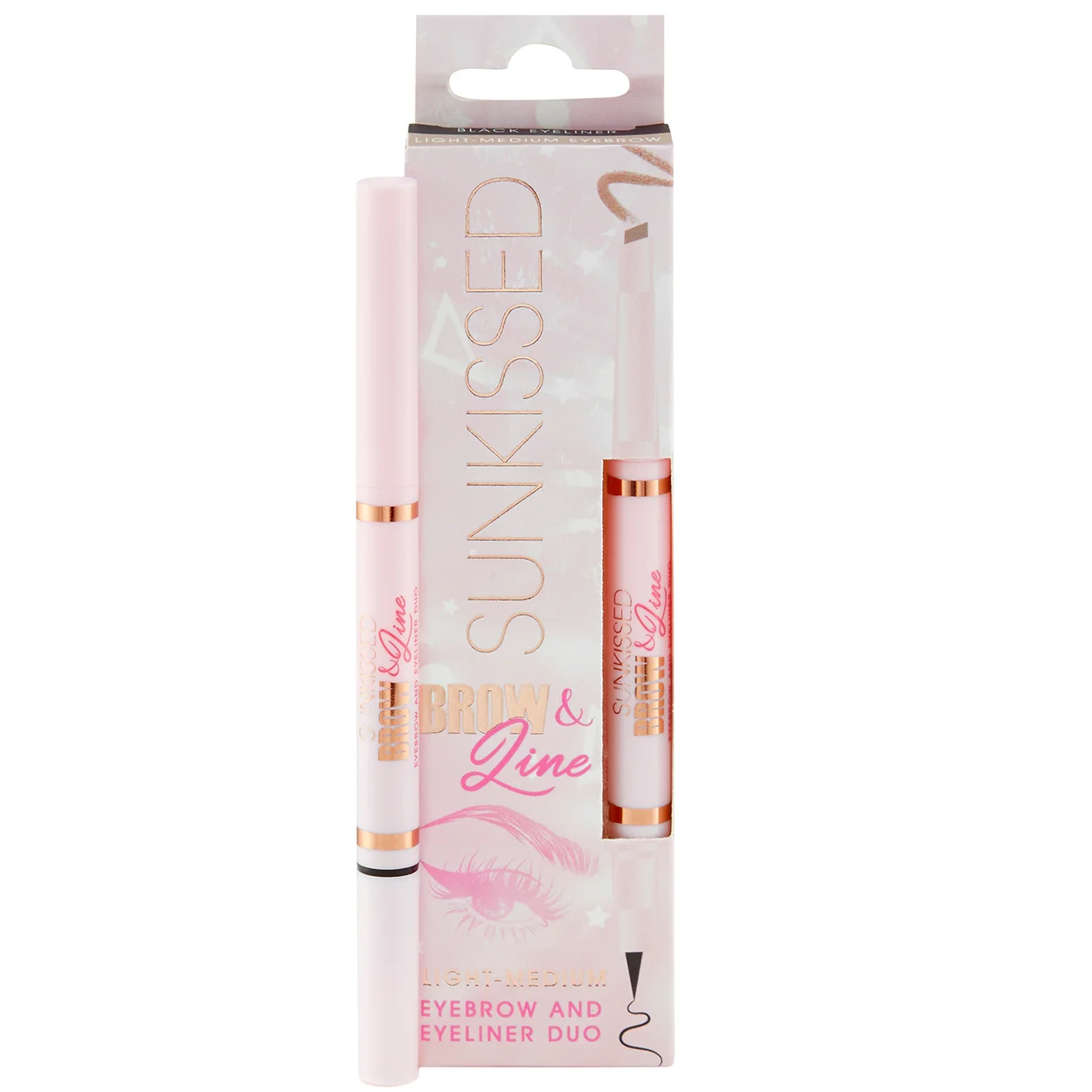 Φωτογραφία προϊόντος: Sunkissed Brow & Line Eyebrow Pencil and Eyeliner Duo - Light-Medium (0,3gr & 0,8ml)