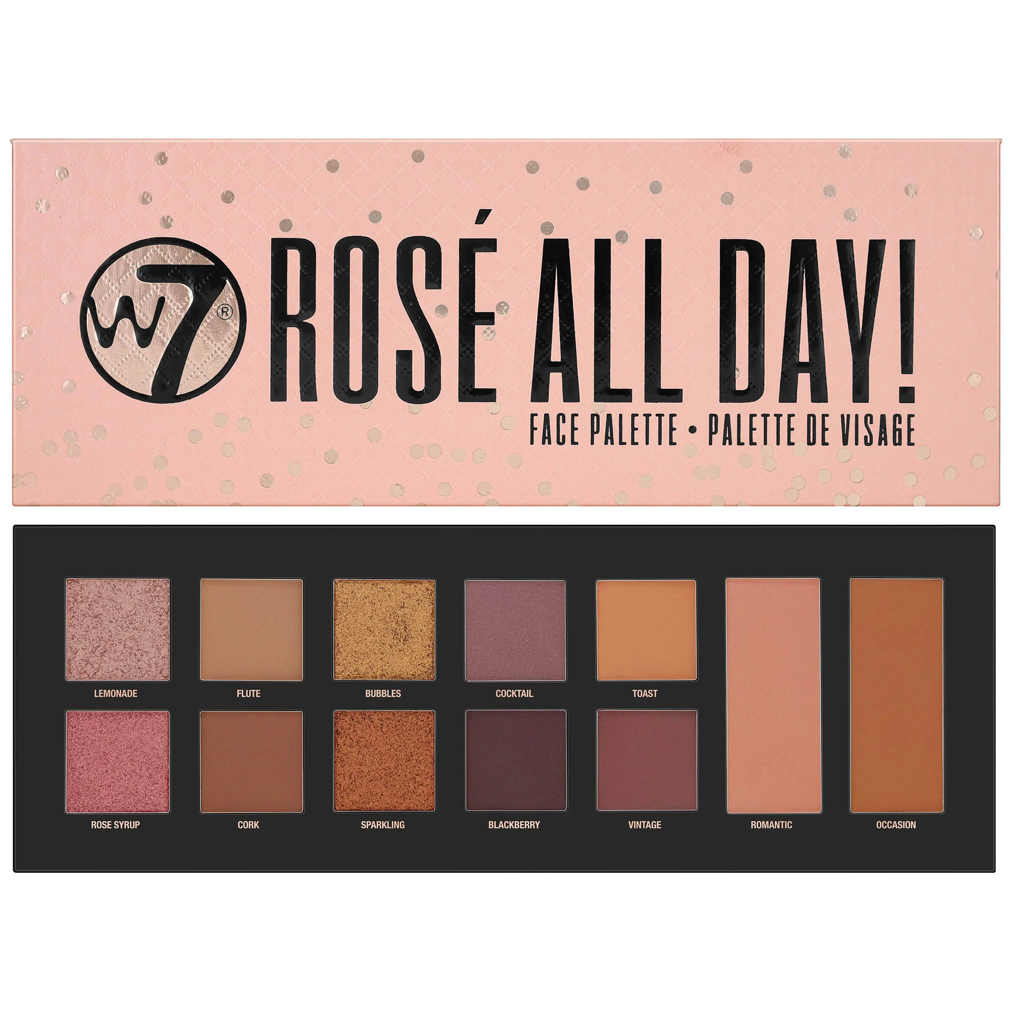 Φωτογραφία προϊόντος: W7 Cosmetics W7 Rose All Day Face Palette (14gr)