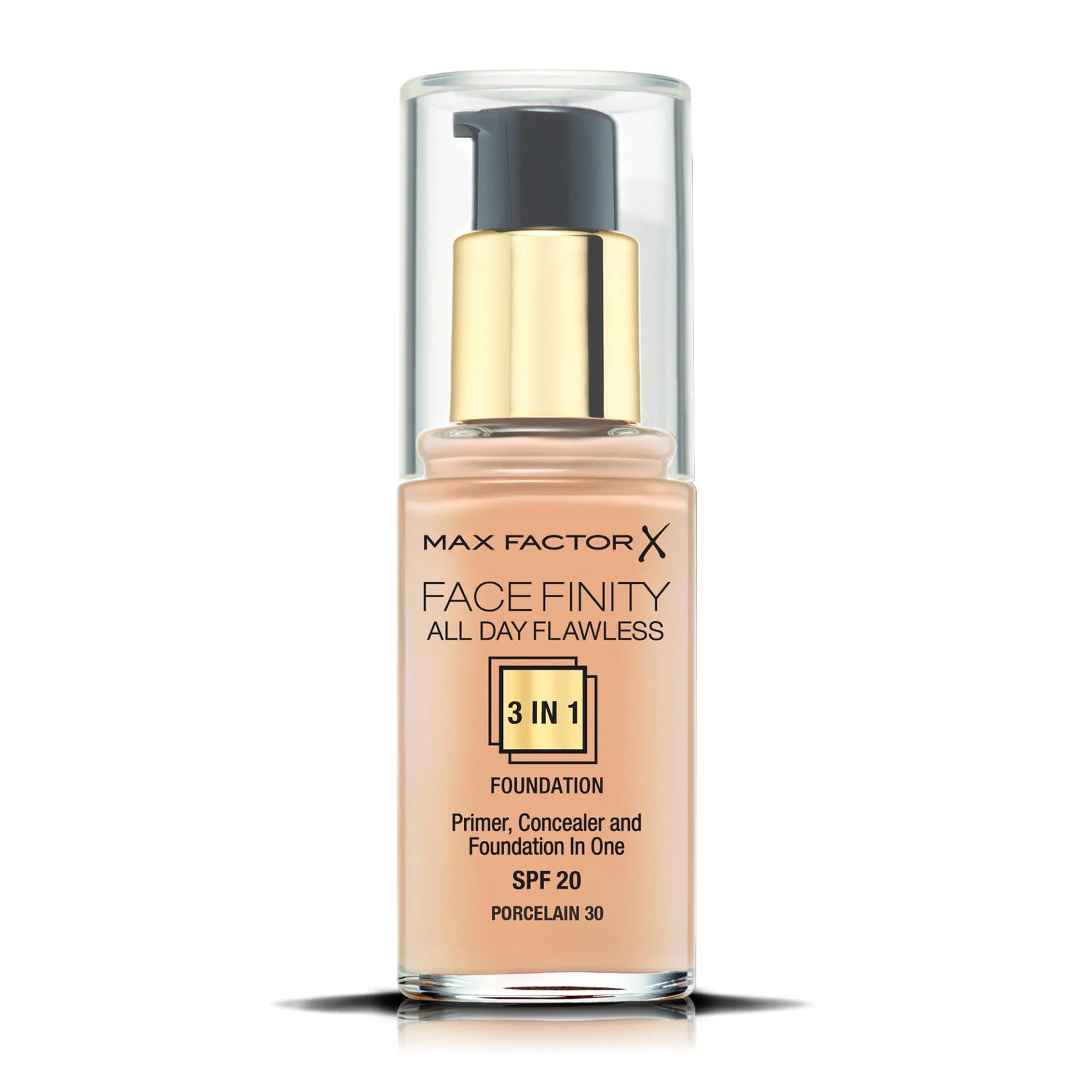 Φωτογραφία προϊόντος: Max Factor Facefinity All Day Flawless 3-In-1 Foundation - 30 Porcelain (30ml)