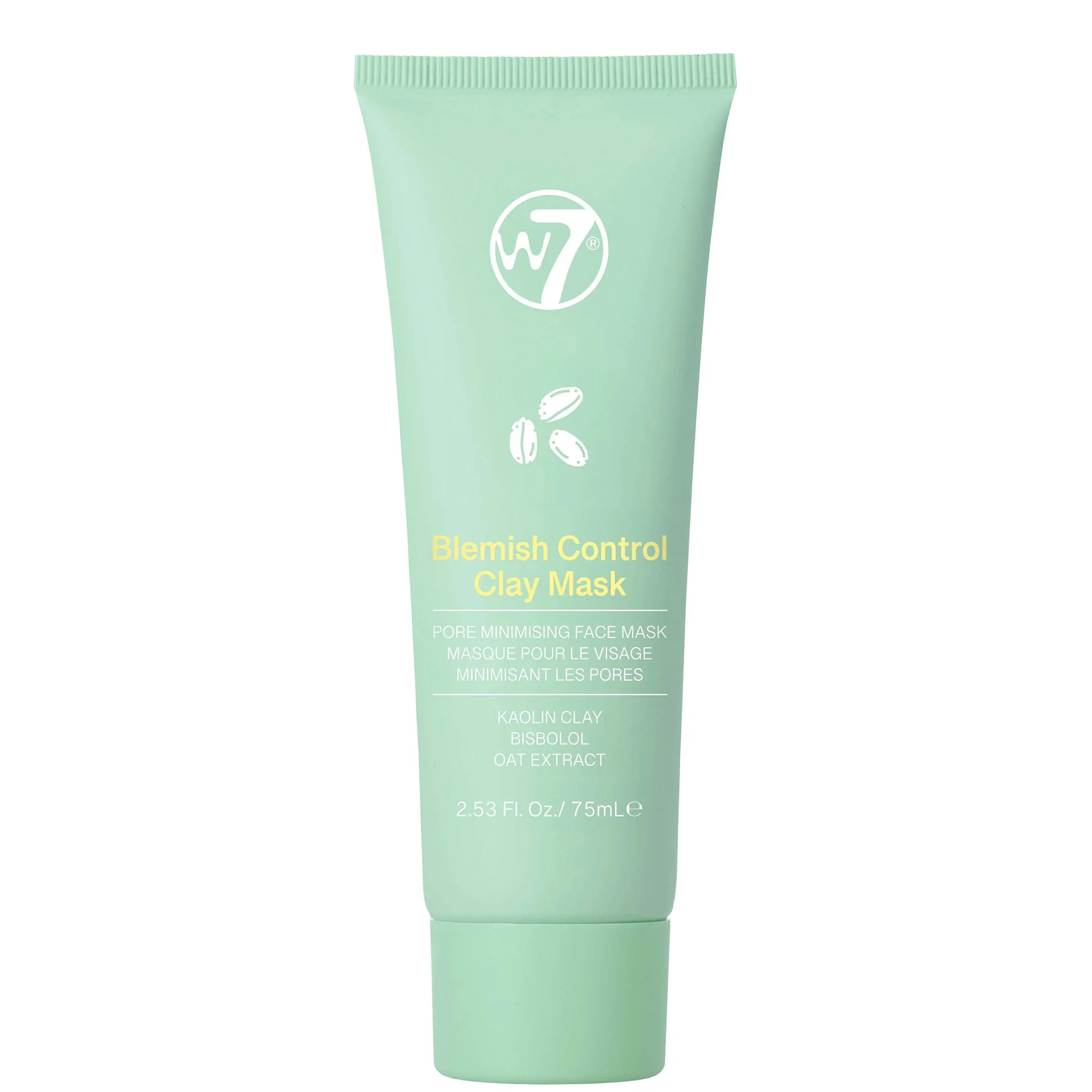 Φωτογραφία προϊόντος: W7 Cosmetics W7 Blemish Control Clay Face Mask (75ml)