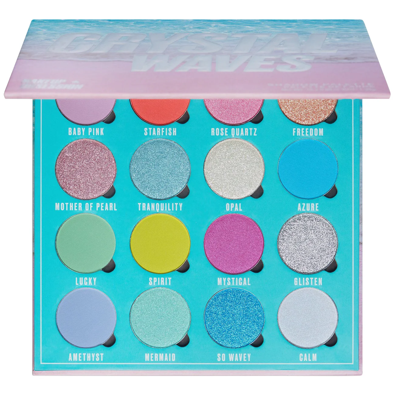Φωτογραφία προϊόντος: Makeup Revolution Makeup Obsession Crystal Waves Eyeshadow Palette (20,8gr)
