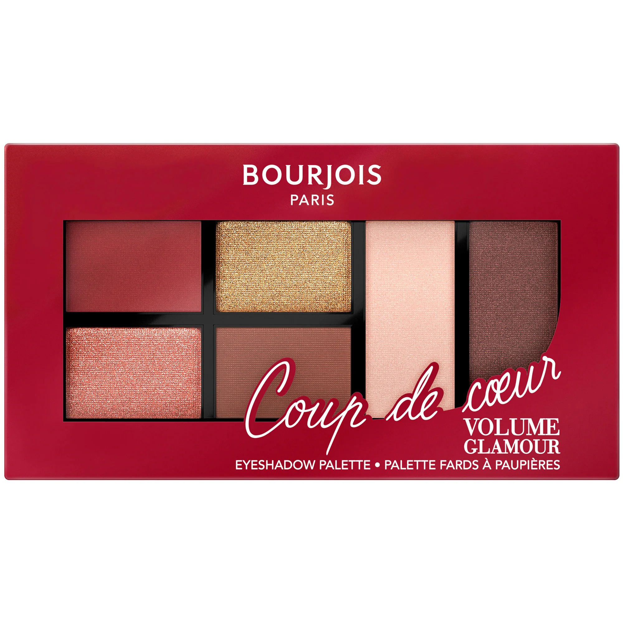 Φωτογραφία προϊόντος: Bourjois Volume Glamour Eyeshadow Palette - 01 Coup de Coeur (Intense Look) (8,4gr)