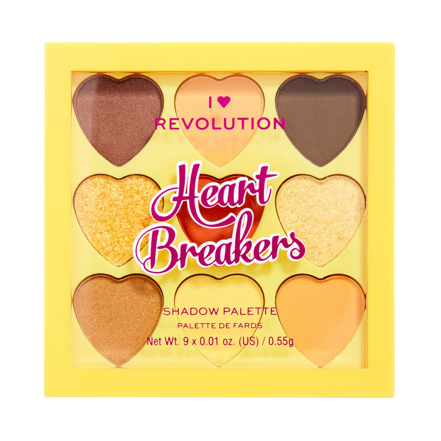 Φωτογραφία προϊόντος: Makeup Revolution I Heart Revolution Heartbreakers Eyeshadow Palette - Joy (5gr)