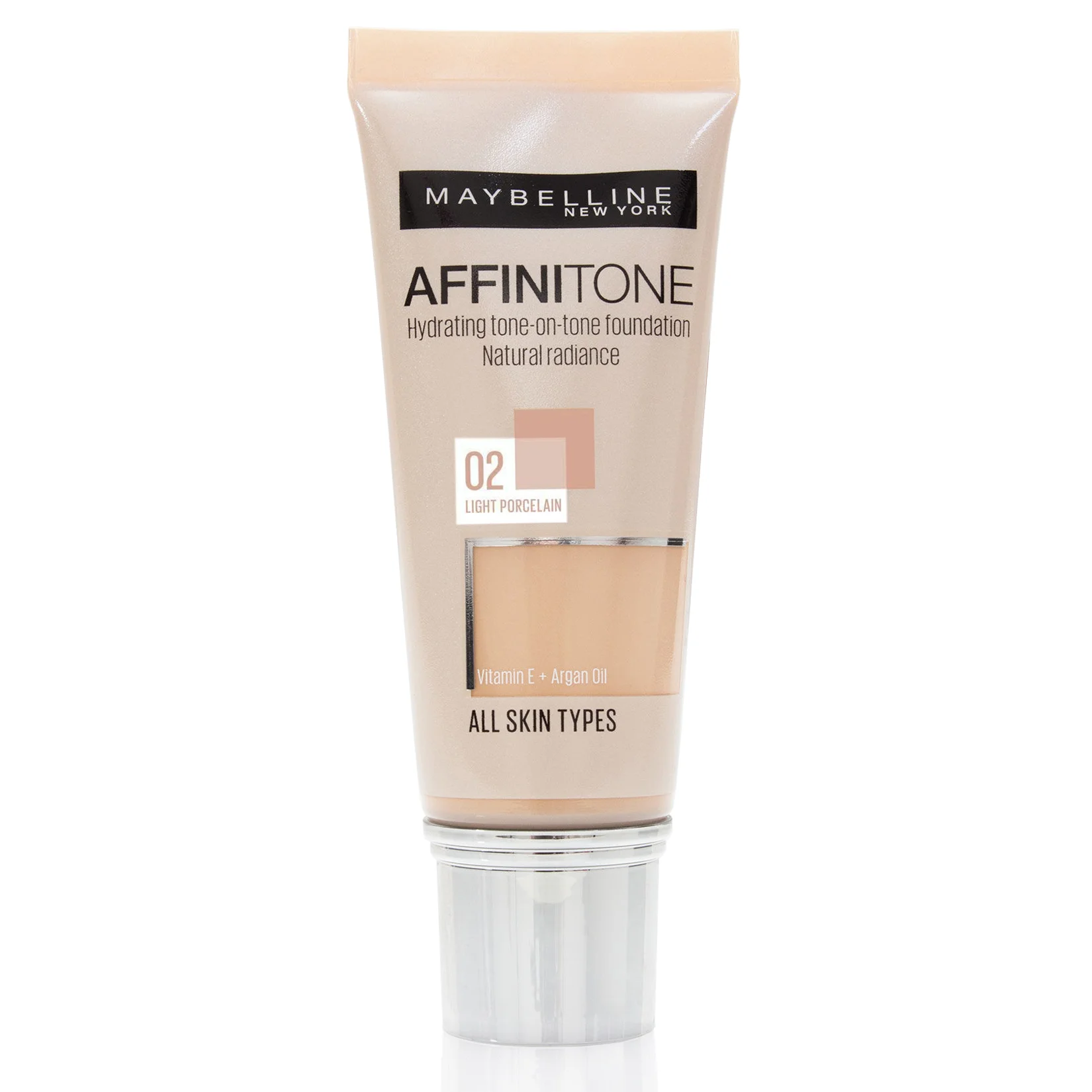 Φωτογραφία προϊόντος: Maybelline New York Maybelline Affinitone Foundation - 02 Light Porcelain (30ml)
