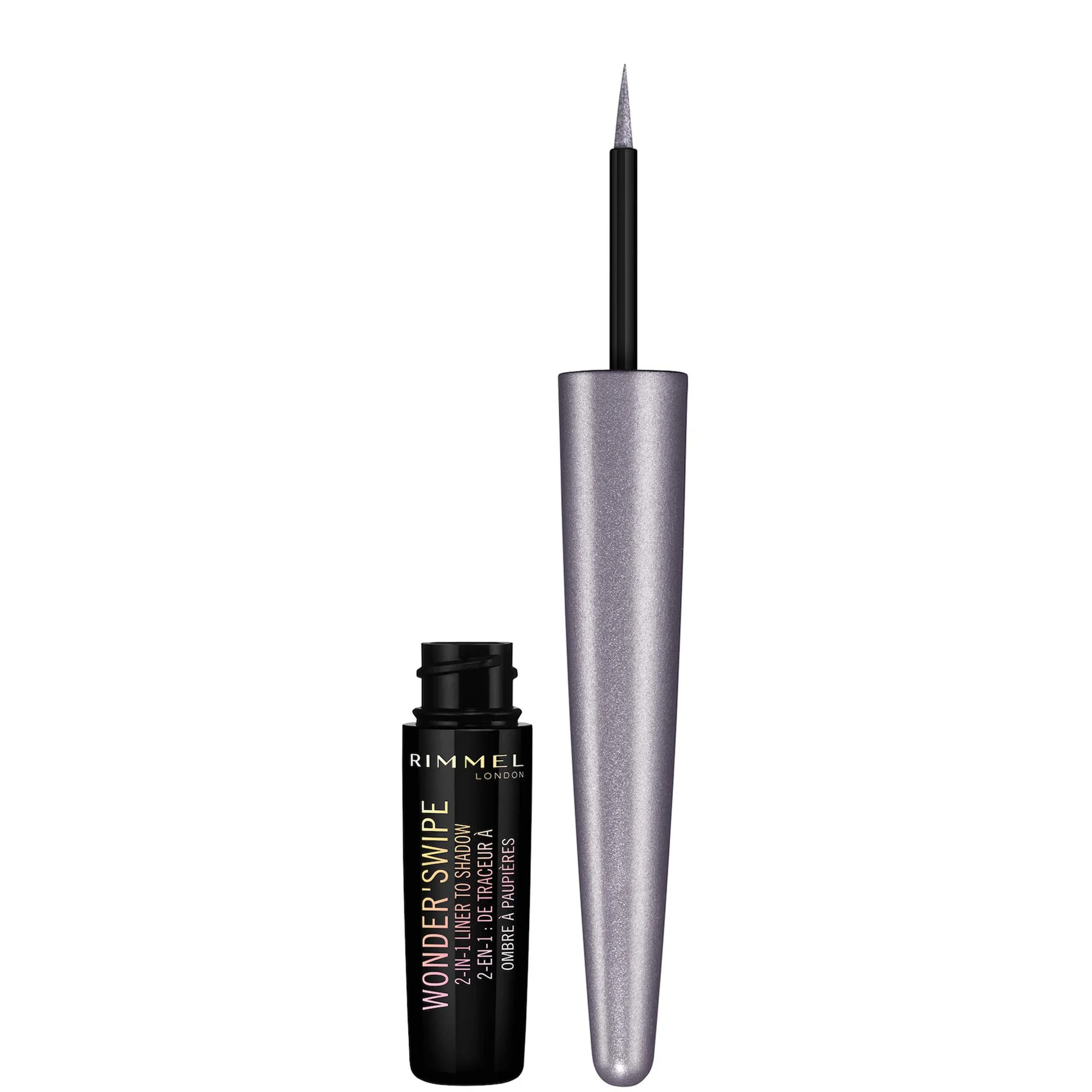 Φωτογραφία προϊόντος: Rimmel London Rimmel Wonder'Swipe 2-in-1 Liner to Shadow - 001 Slay (1,7ml)