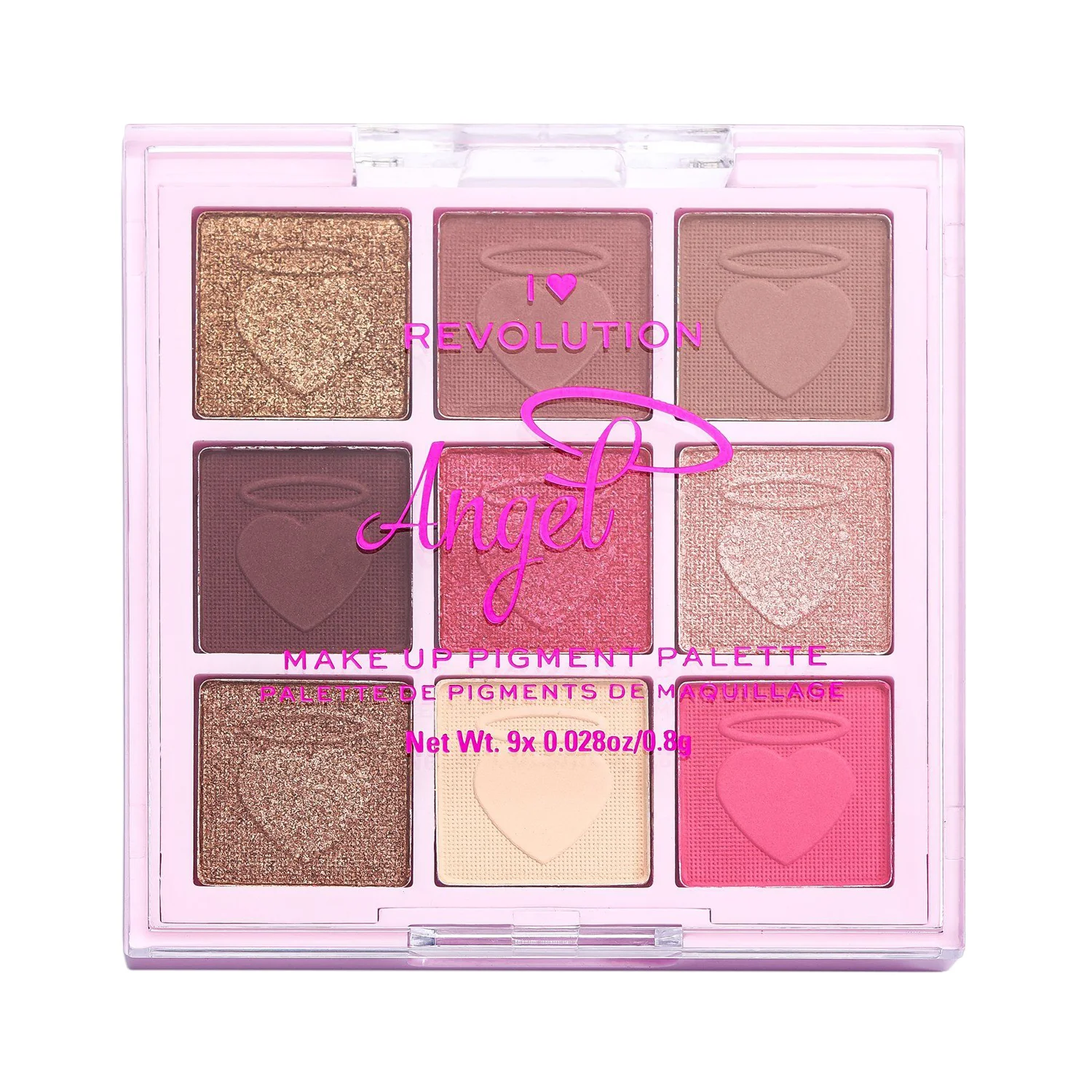 Φωτογραφία προϊόντος: Makeup Revolution I Heart Revolution Fantasy Makeup Pigment Palette - Angel (7,2gr)