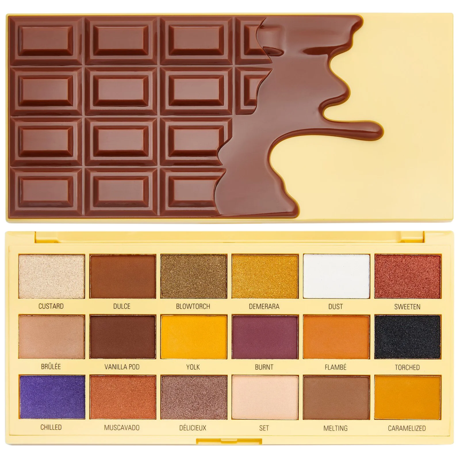 Φωτογραφία προϊόντος: Makeup Revolution I Heart Revolution Creme Brulee Chocolate Eyeshadow Palette (18gr)